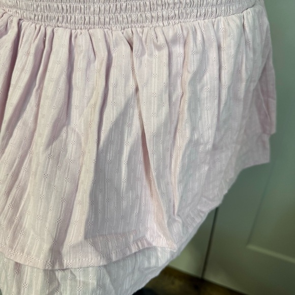 Le Lis pink short puff sleeve smock dress NWT size Medium - Picture 7 of 11